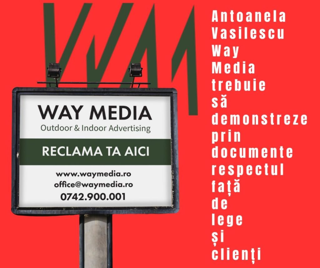 Radu Vasilescu și Way Advertise Production SRL – Steaguri publicitare ilegale în București